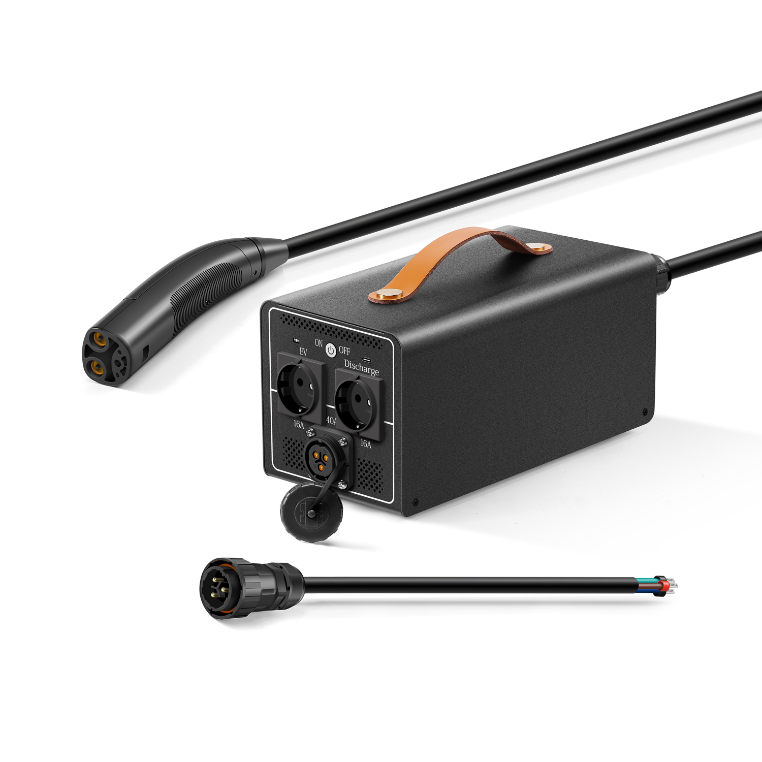 8KW Tesla V2L V2H CCS2 NACS for Australia Hong Kong  Korea V2L Power Discharger Ideal for Outdoor & Emergency Power Needs