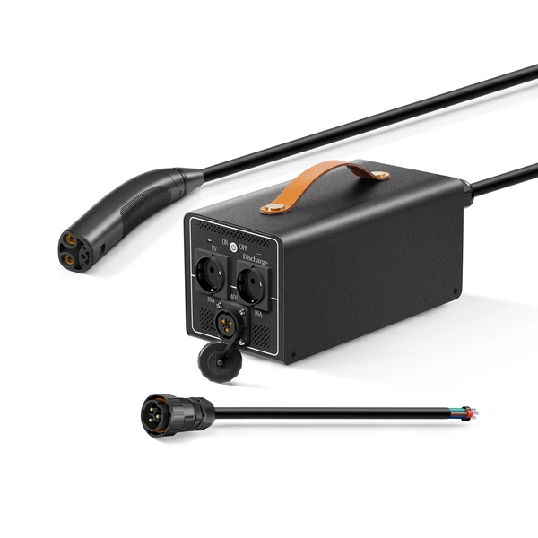 8KW Tesla V2L V2H CCS2 NACS for Australia Hong Kong  Korea V2L Power Discharger Ideal for Outdoor & Emergency Power Needs