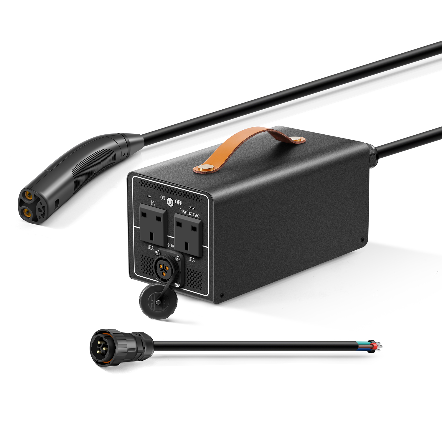 8KW Tesla V2L V2H CCS2 NACS for Australia Hong Kong  Korea V2L Power Discharger Ideal for Outdoor & Emergency Power Needs