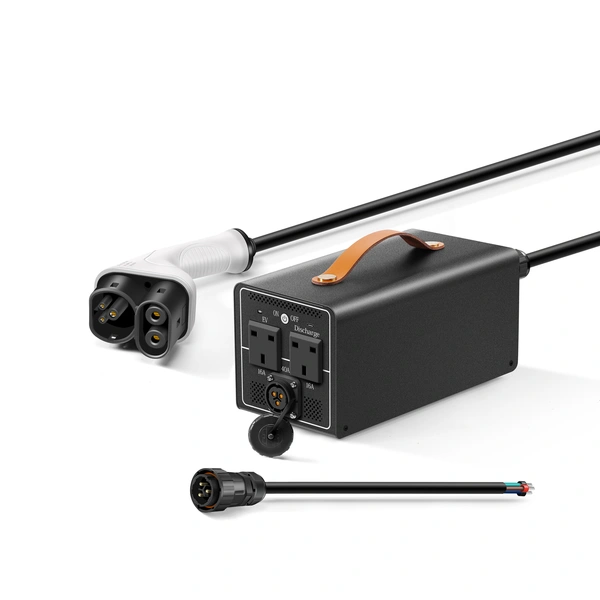 8KW Tesla V2L V2H CCS2 NACS for Australia Hong Kong  Korea V2L Power Discharger Ideal for Outdoor & Emergency Power Needs