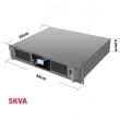 5KVA 19 - Inch Rack - Mounted Telecom Inverter: AC to 48V DC Power Switching