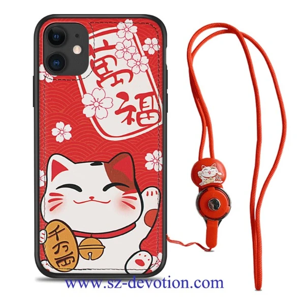 Phone case anti-shock fortune mobile phone cover colorful