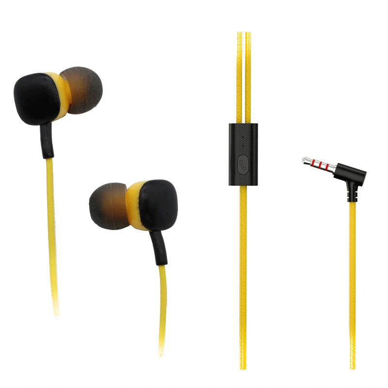 3.5mm wired Mobile phone earphone with MIC DT-175 fashion design