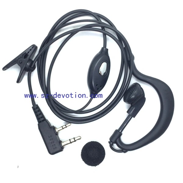 Walkie-talkie mono earphone with clip DT-806