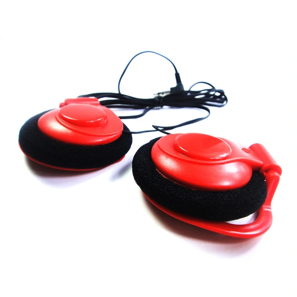 3.5mm Double sided earhook earphone DT-808 for airlines tour guide