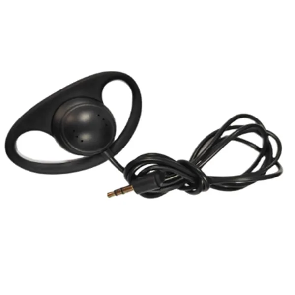 3.5mm D-Shaped Ear Hook Single Earpiece mono Earphones DT-802B