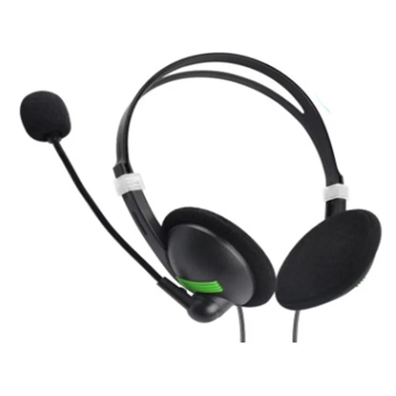Wired Computer headphone call centor headset with microphone