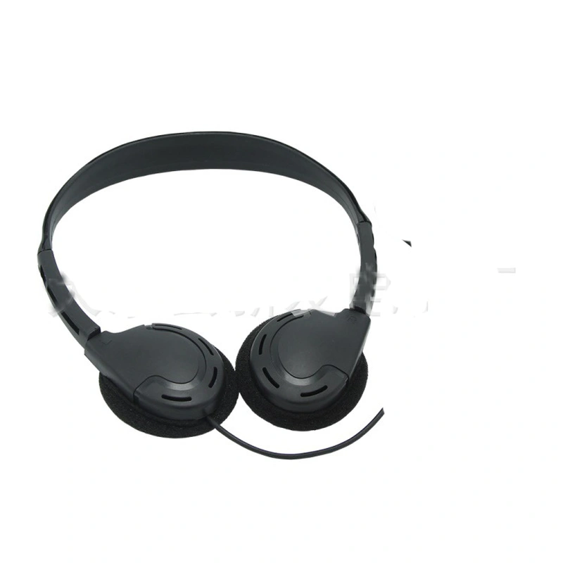 3.5mm wired airline disposable headphone for aviation airways