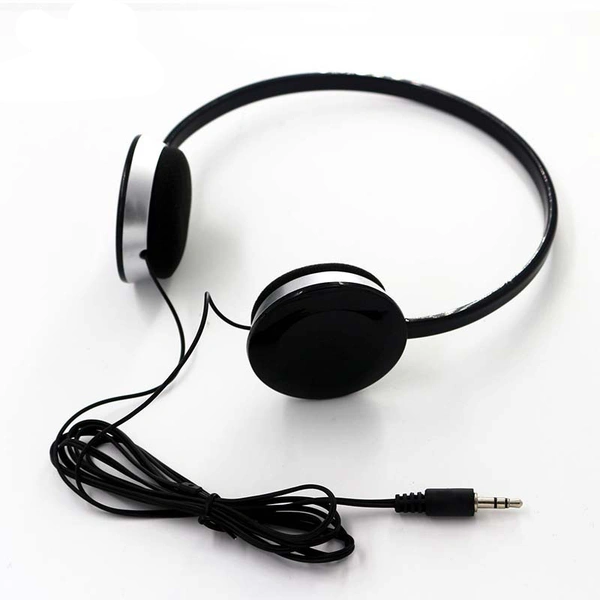 3.5mm Wired headphone with silicone ear pad for classroom students