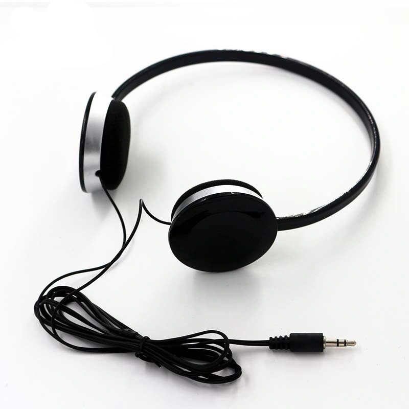 3.5mm Wired headphone with silicone ear pad for classroom students