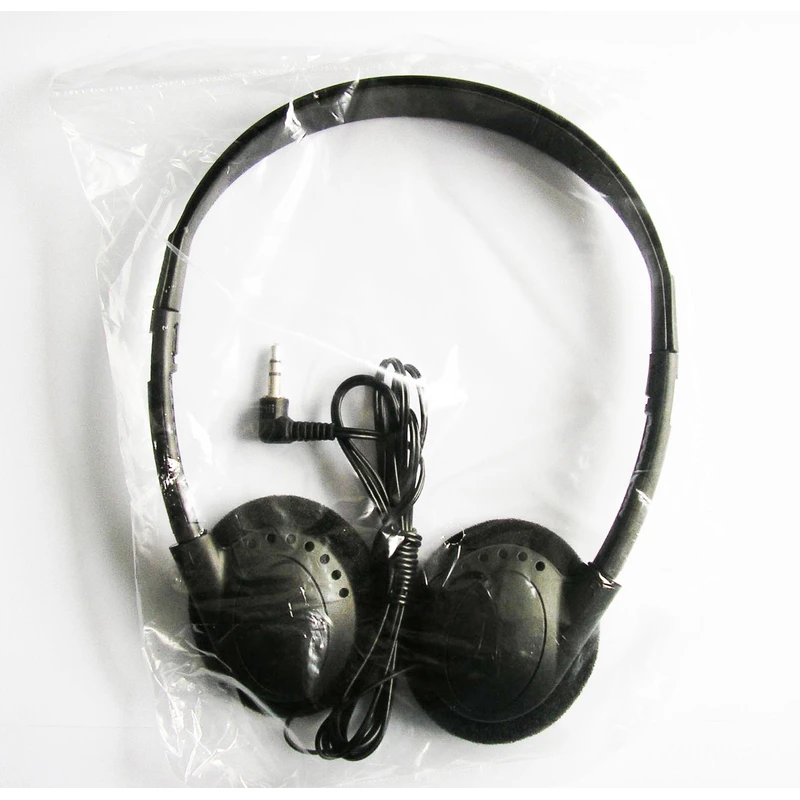 Disposable airline headphones for avaition airlines