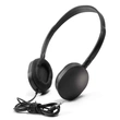 3.5mm wired Museum headphone with silicone ear pad for visitors