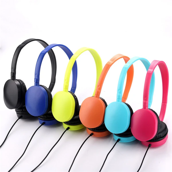 3.5mm wired Museum headphone with silicone ear pad for visitors