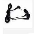 3.5mm wired earphone disposable earpiece in-ear earbuds for airlines