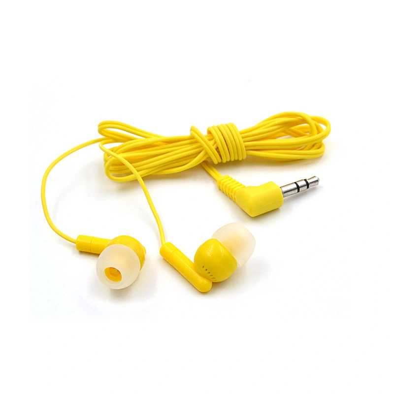 3.5mm wired earphone disposable earpiece in-ear earbuds for airlines