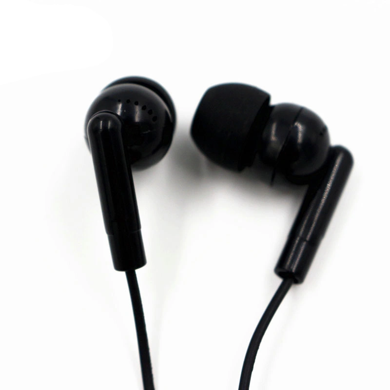 3.5mm wired earphone disposable earpiece in-ear earbuds for airlines