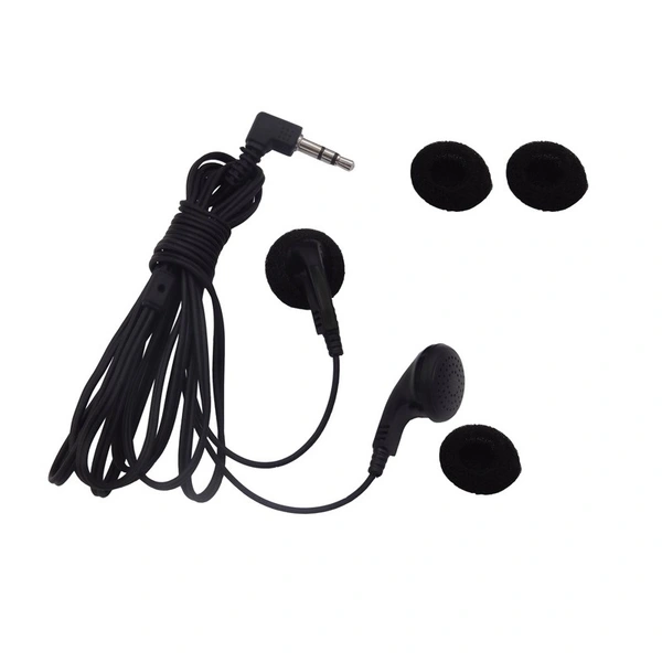 3.5mm foam cover earphone disposable earphones earbuds for airlines