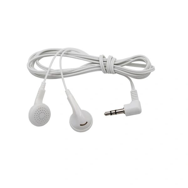 3.5mm wired earphone disposable earbuds earpiece airline earphone