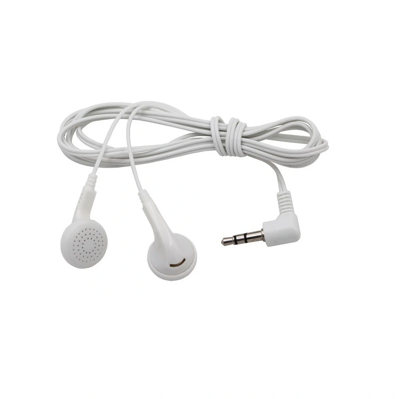 3.5mm wired earphone disposable earbuds earpiece airline earphone