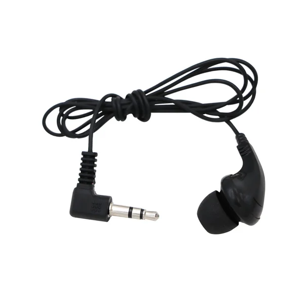 3.5mm disposable airline earphone in-ear earbuds for tour guide school