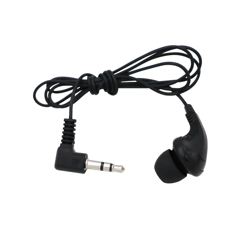 3.5mm disposable airline earphone in-ear earbuds for tour guide school