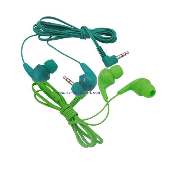 3.5mm disposable airline earphone in-ear earbuds for tour guide system