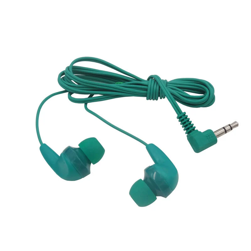 3.5mm disposable airline earphone in-ear earbuds for tour guide system