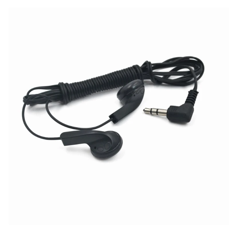 3.5mm wired disposable earphone for airlines bus school museum tour 