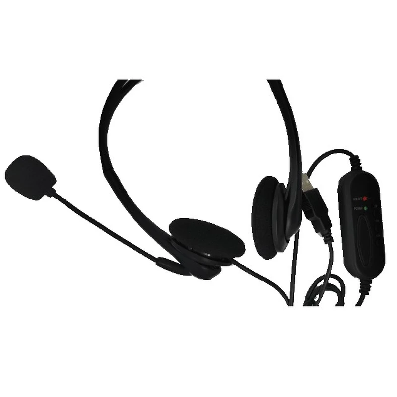 USB Telephone Headphone headset for call centor sevice headset