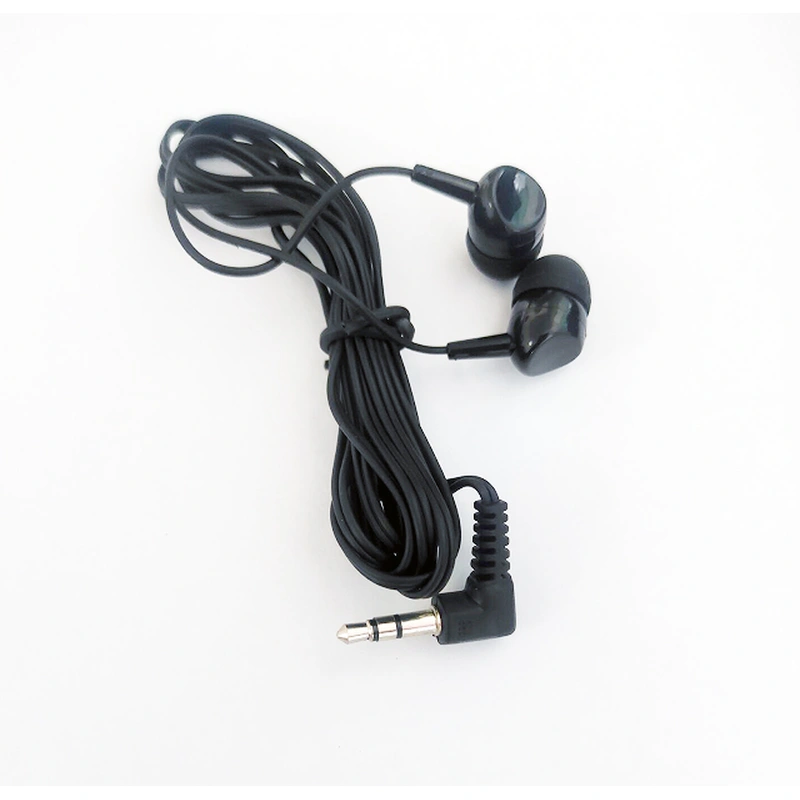 3.5mm wired airways airline earphone disposble earbuds for avation