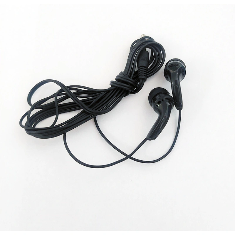 3.5mm wired earphone disposable earpiece in-ear earbuds for tour guide