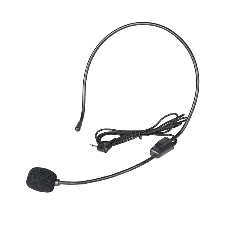 Tour guide 3.5mm plug headband microphone condenser microphone