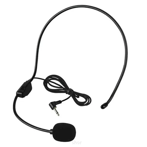 Tour guide 3.5mm plug headband microphone condenser microphone