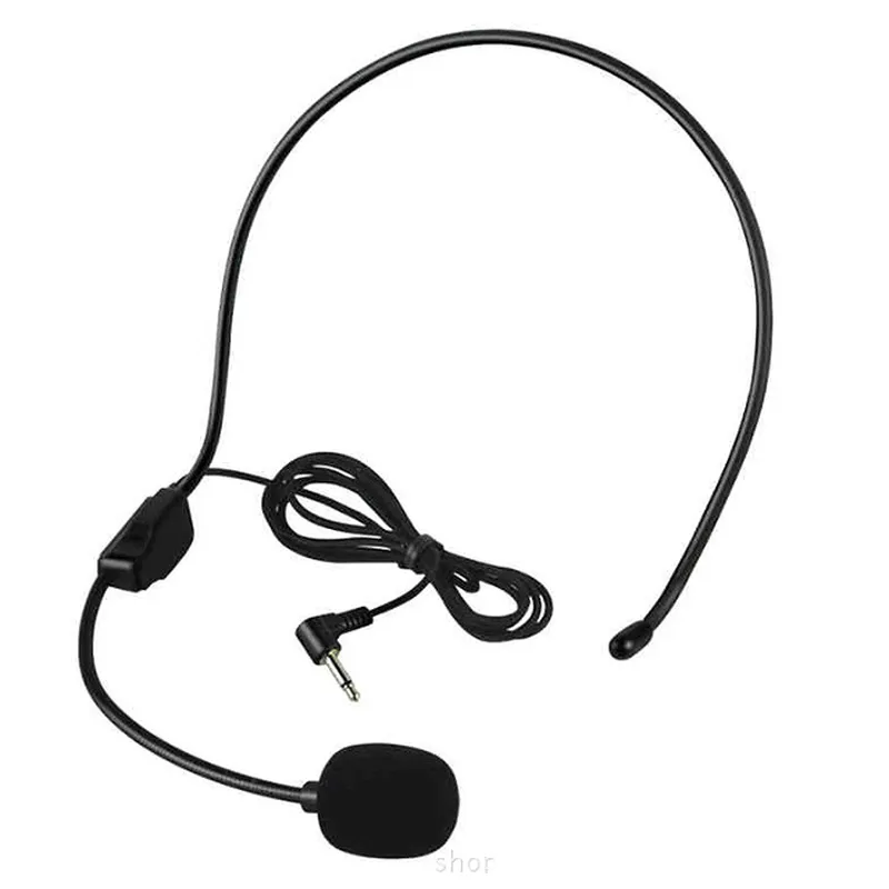 Tour guide 3.5mm plug headband microphone condenser microphone