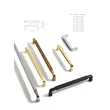 Zinc handle|cabinet handle