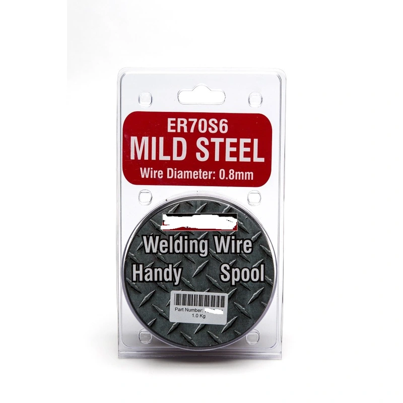 Clamshell packging for small pack welding wires