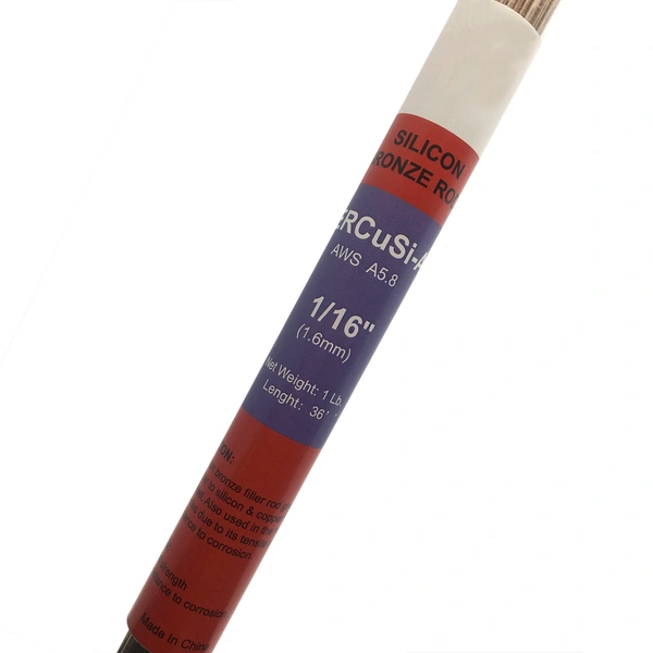 Phos-Copper BCuP-6 2% Silver Flat Cooper Brazing 2 Bare Rod