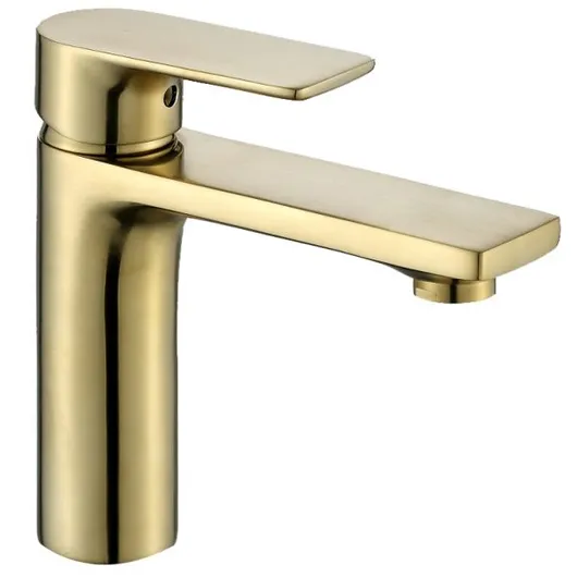 Modern Latticed Single Hole Deck Mounted Bathroom Water Basin Faucet Mixer Taps OEM