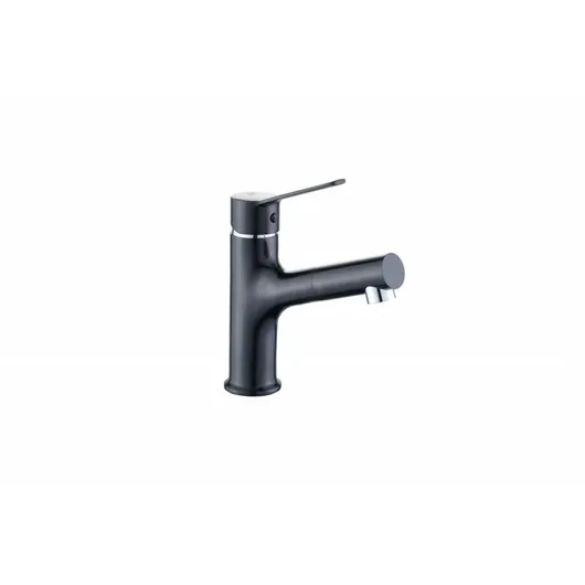 Modern Latticed Single Hole Deck Mounted Bathroom Water Basin Faucet Mixer Taps OEM