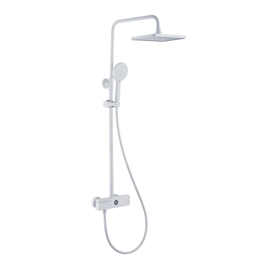 OEM Bathroom Waterproof multi function bath rain jets brass thermostatic hot cold water mixer shower set 1515