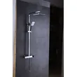 Brass shower head set Separate simple bath bath mixing valve Bath gun Grey hotel bath faucet