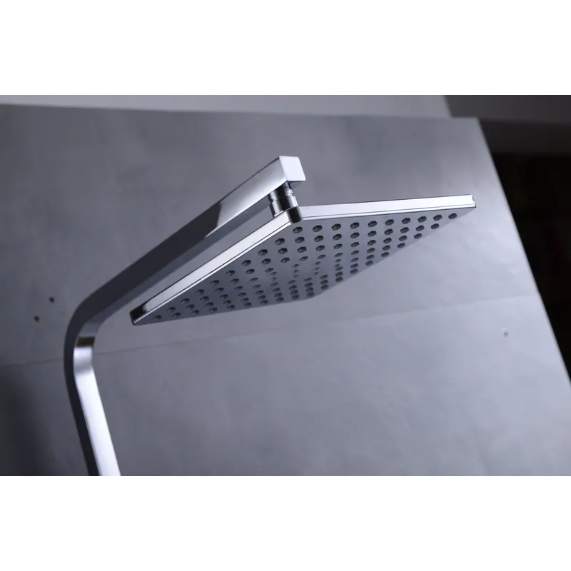 Brass shower head set Separate simple bath bath mixing valve Bath gun Grey hotel bath faucet