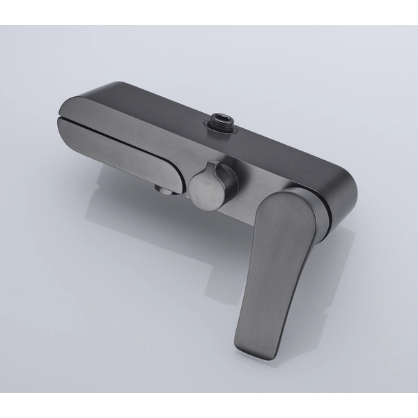 Brass shower head set Separate simple bath bath mixing valve Bath gun Grey hotel bath faucet