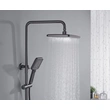 Brass shower head set Separate simple bath bath mixing valve Bath gun Grey hotel bath faucet