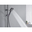 Brass shower head set Separate simple bath bath mixing valve Bath gun Grey hotel bath faucet