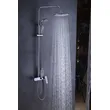Brass shower head set Separate simple bath bath mixing valve Bath gun Grey hotel bath faucet