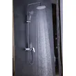 Brass shower head set Separate simple bath bath mixing valve Bath gun Grey hotel bath faucet