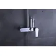 Brass shower head set Separate simple bath bath mixing valve Bath gun Grey hotel bath faucet