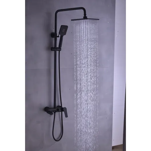 Bathroom showers OEM ODM Gun gray Hotel Bathroom Shower shower set all-copper household bathroom shower head four-function shower Europe and America styles8106