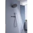 Brass shower head set Separate simple bath bath mixing valve Bath gun Grey hotel bath faucet